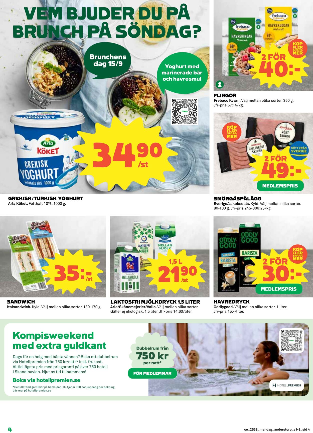 Erbjudanden Coop 15.09.2025 - 21.09.2025
