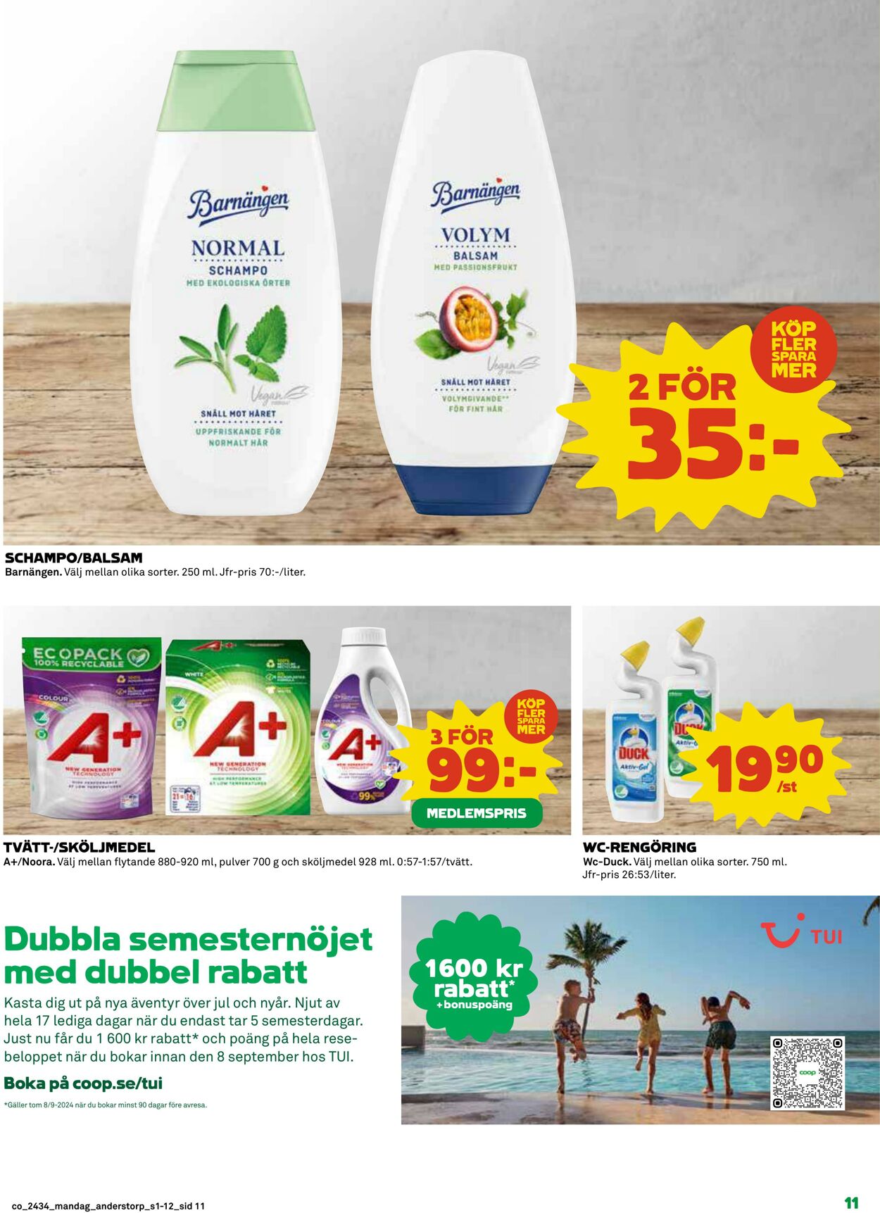 Erbjudanden Coop 19.08.2024 - 25.08.2024