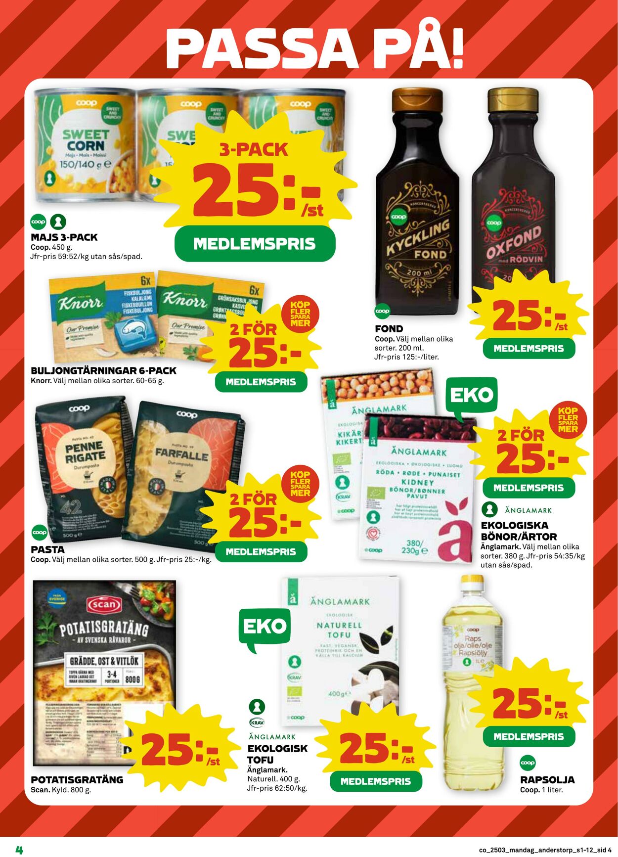 Erbjudanden Coop 13.01.2025 - 19.01.2025