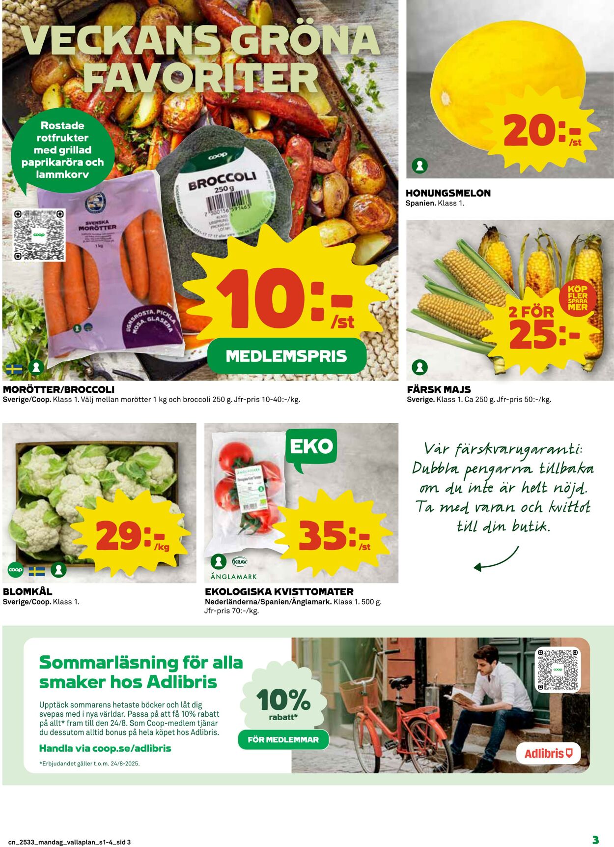 Erbjudanden Coop 11.08.2025 - 17.08.2025