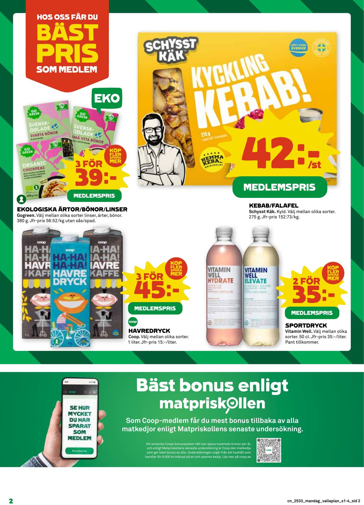Erbjudanden Coop 11.08.2025 - 17.08.2025