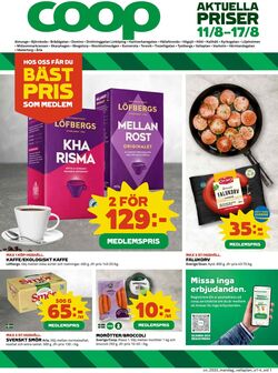 Erbjudanden Coop 11.08.2025 - 17.08.2025