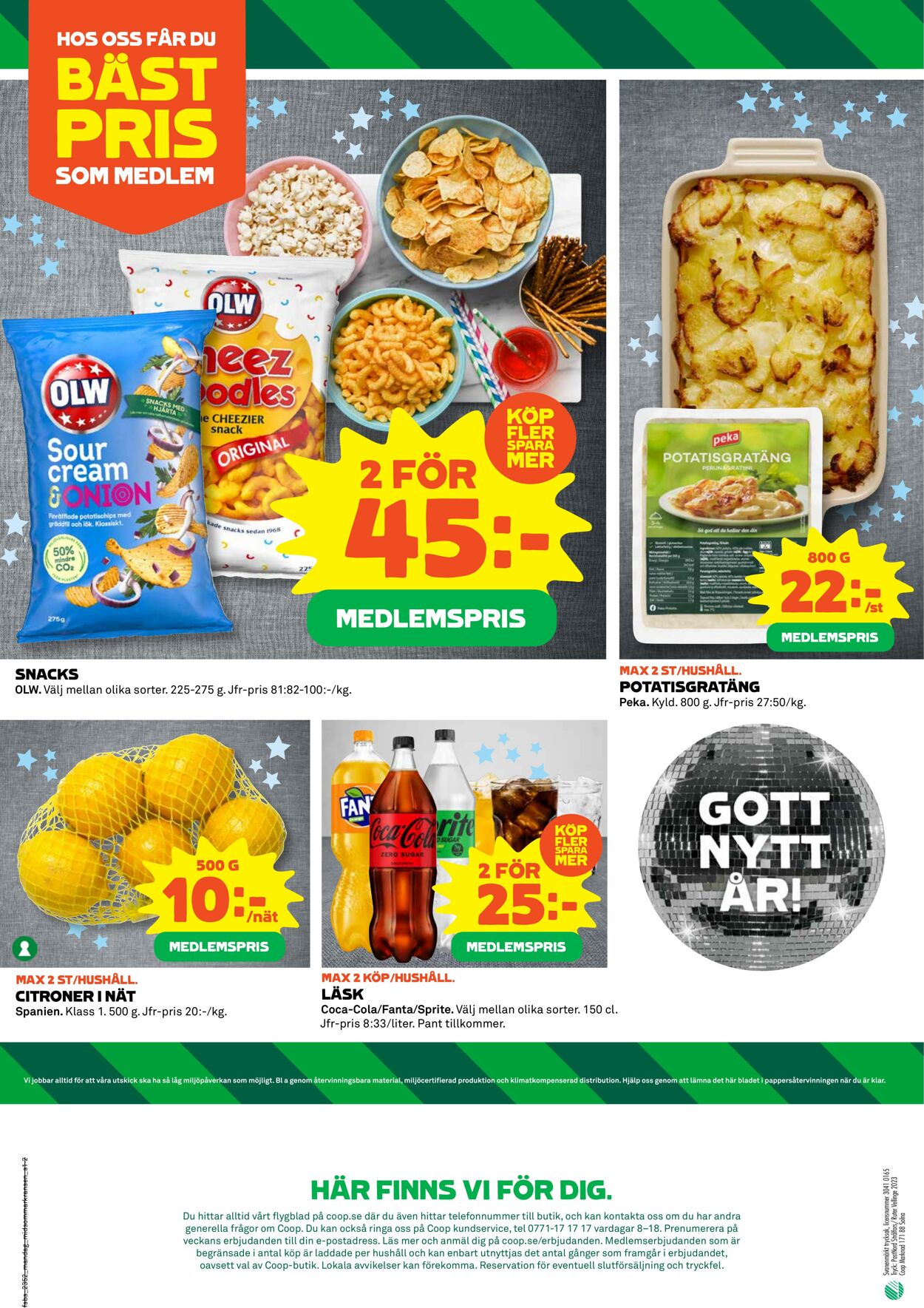 Erbjudanden Coop 01.01.2024 - 07.01.2024