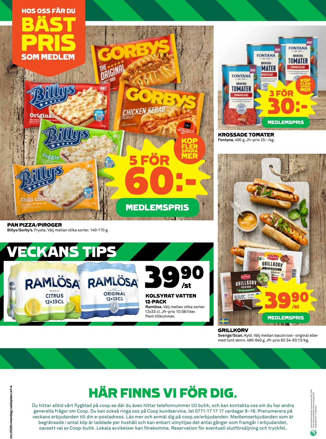Erbjudanden Coop 07.07.2025 - 13.07.2025
