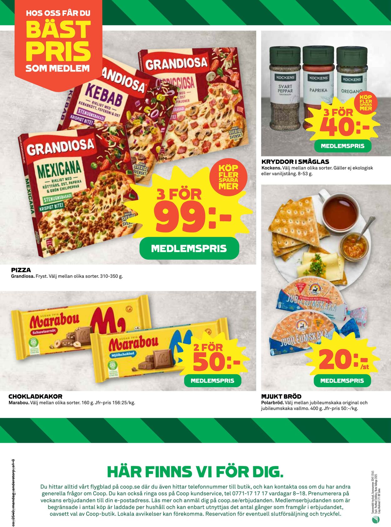 Erbjudanden Coop 29.09.2025 - 05.10.2025