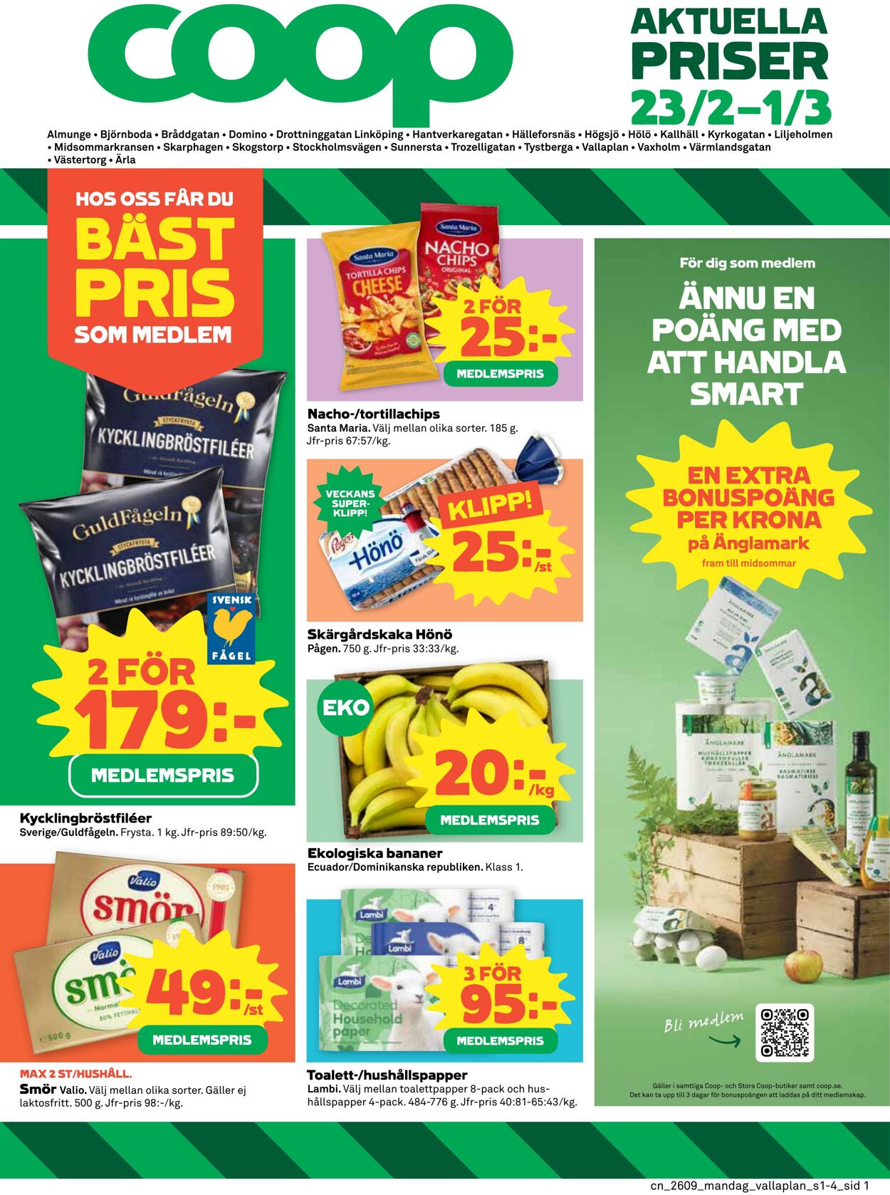 Erbjudanden Coop 23.02.2026 - 01.03.2026