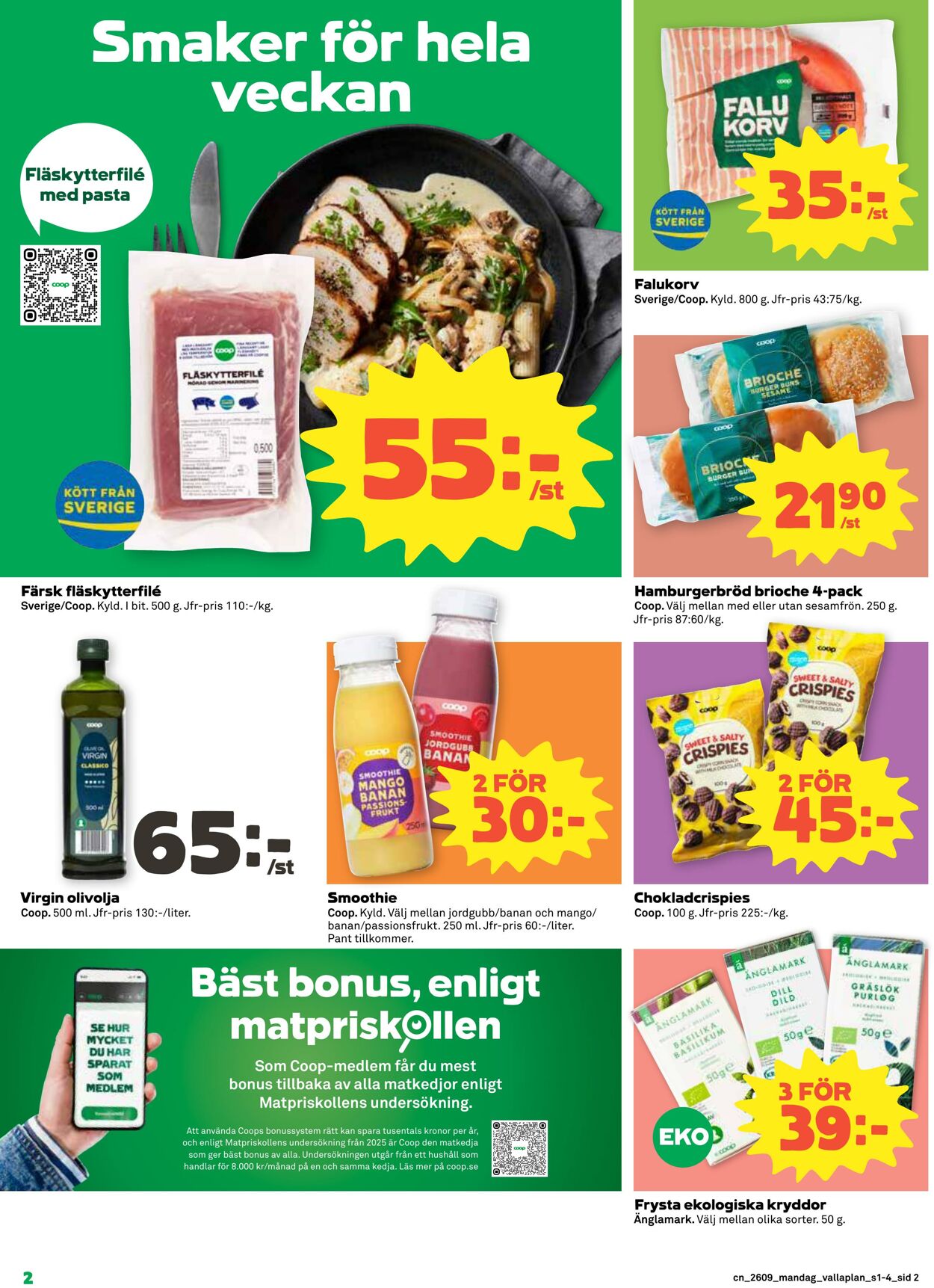 Erbjudanden Coop 23.02.2026 - 01.03.2026