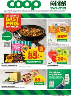 Erbjudanden Coop 15.09.2025 - 21.09.2025