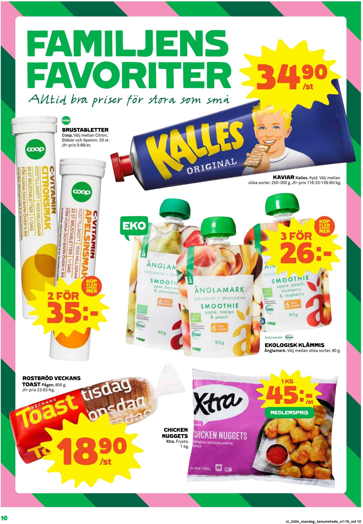 Erbjudanden Coop 22.01.2024 - 28.01.2024