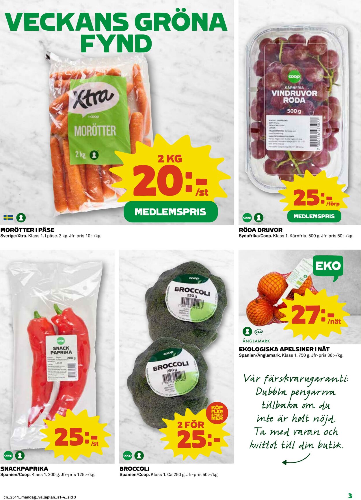 Erbjudanden Coop 10.03.2025 - 16.03.2025