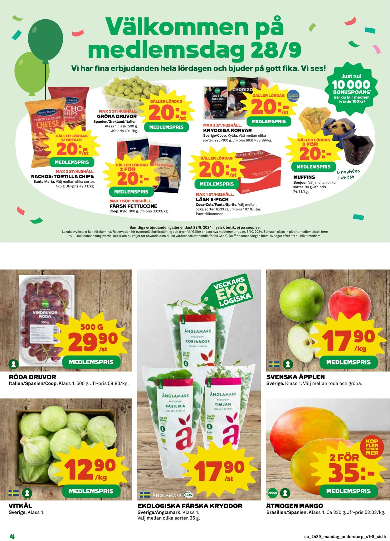 Erbjudanden Coop 23.09.2024 - 29.09.2024