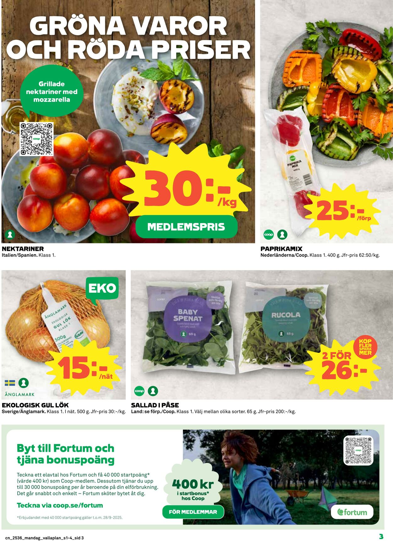 Erbjudanden Coop 01.09.2025 - 07.09.2025