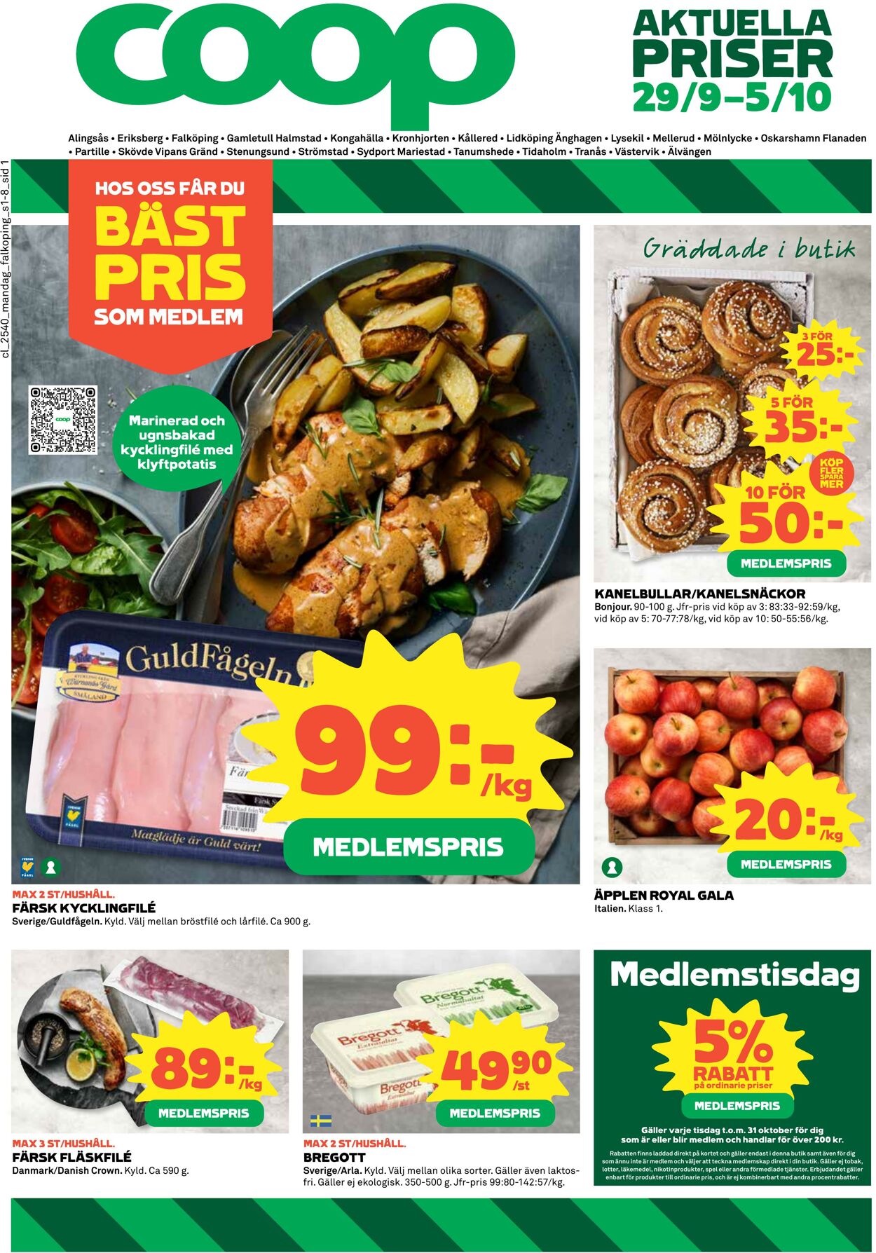 Erbjudanden Coop 29.09.2025 - 05.10.2025