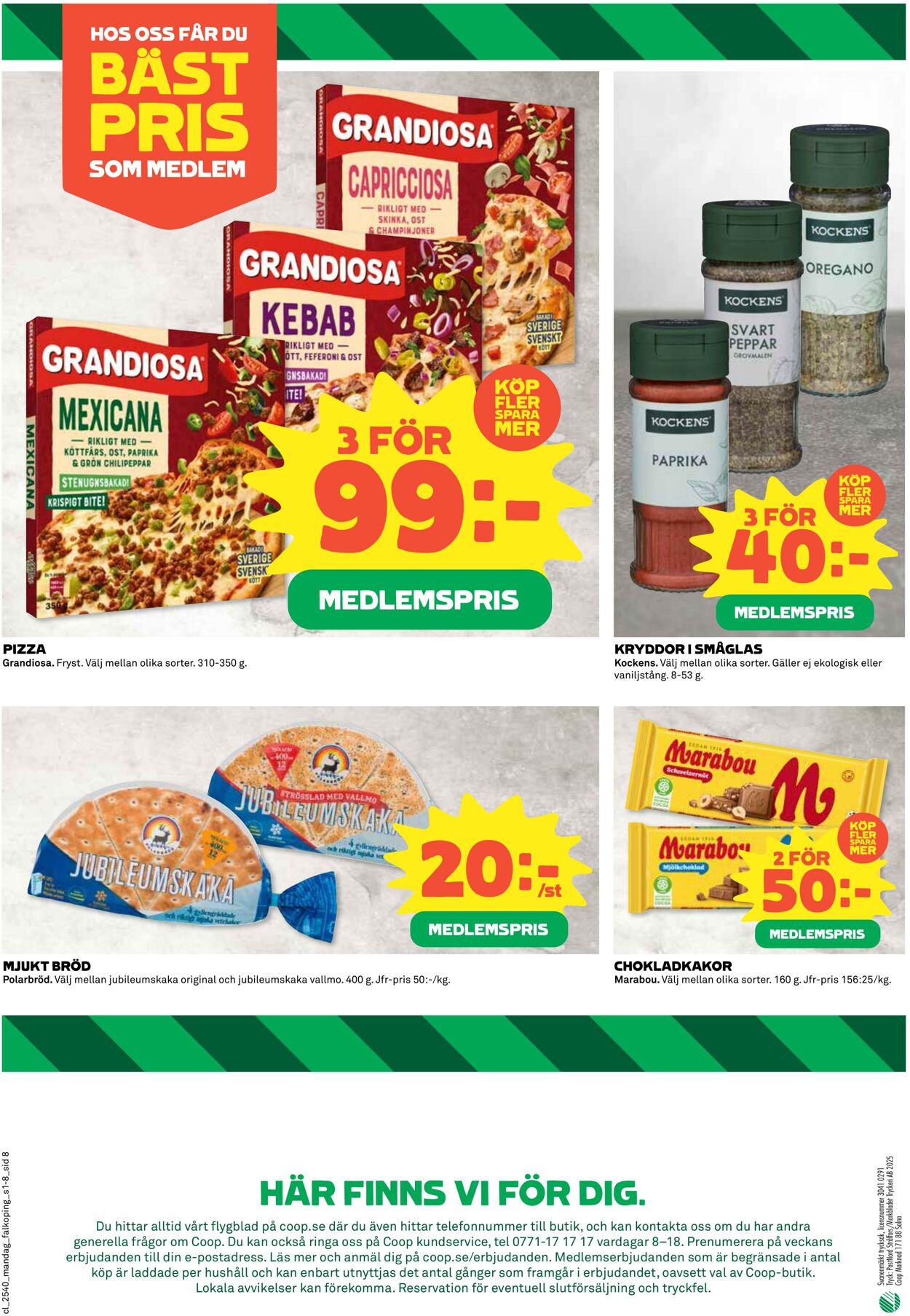 Erbjudanden Coop 29.09.2025 - 05.10.2025