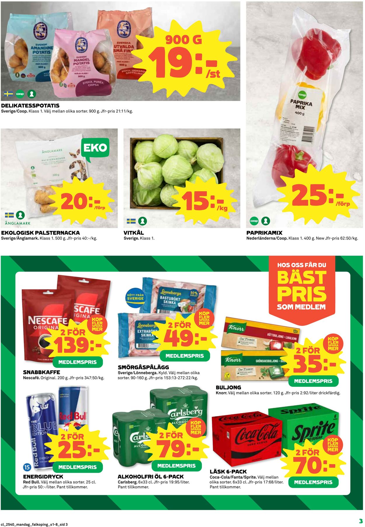Erbjudanden Coop 29.09.2025 - 05.10.2025