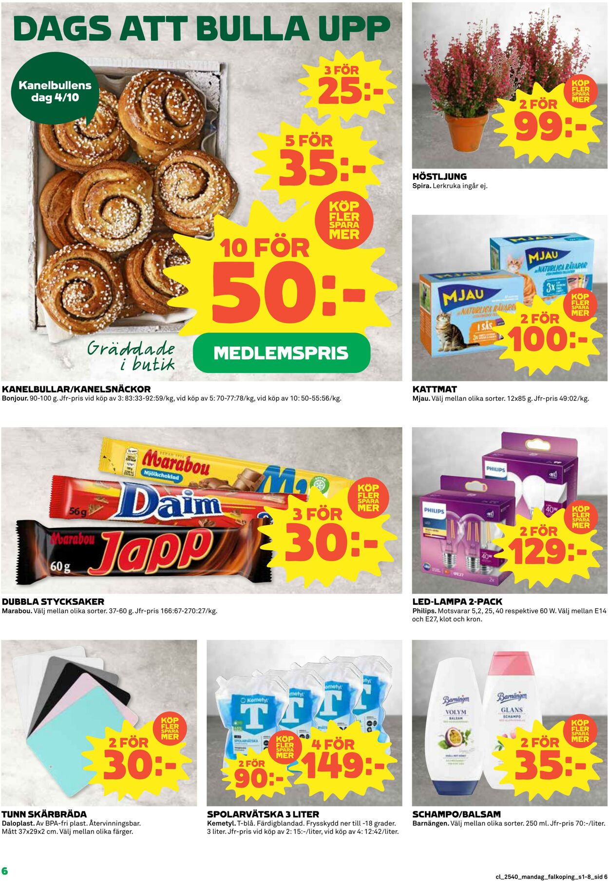 Erbjudanden Coop 29.09.2025 - 05.10.2025