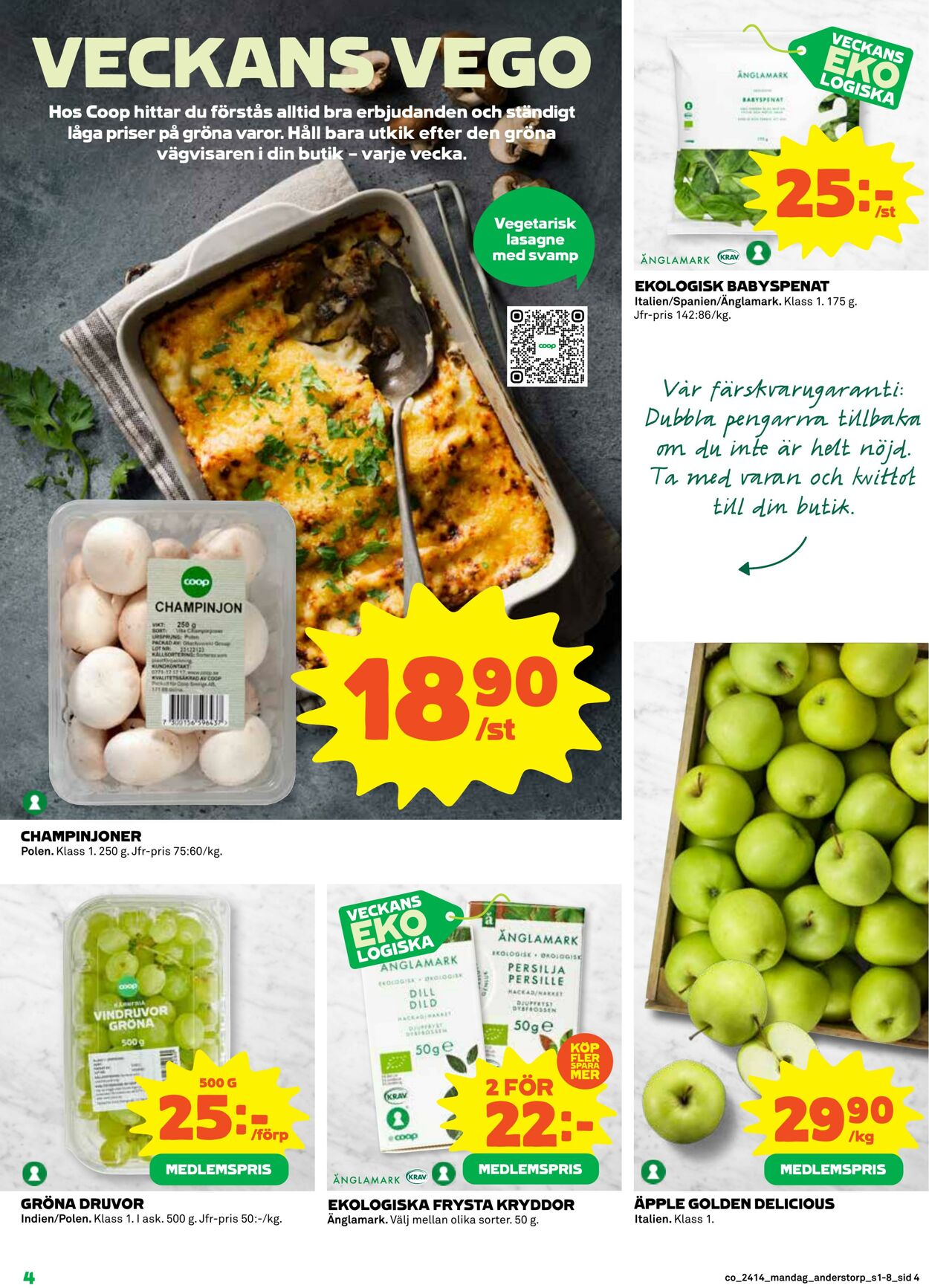 Erbjudanden Coop 01.04.2024 - 07.04.2024