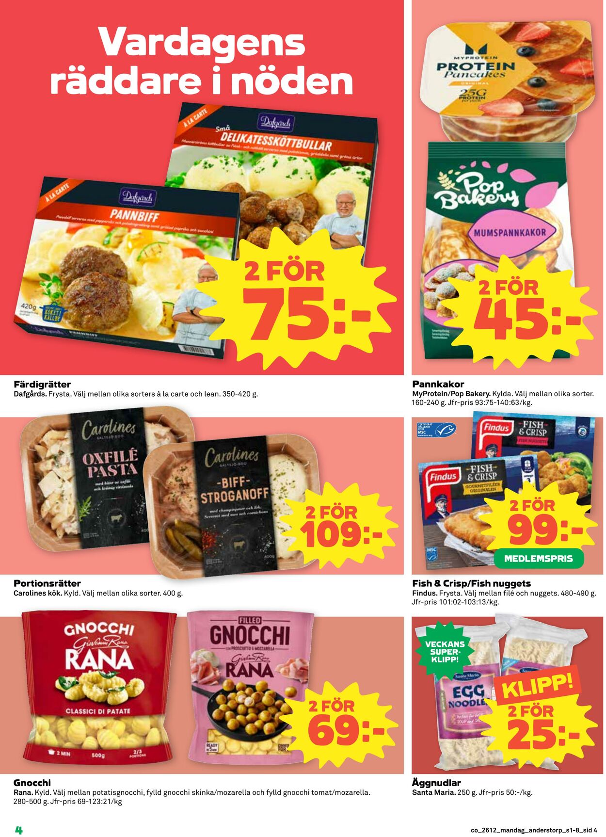 Erbjudanden Coop 16.03.2026 - 22.03.2026