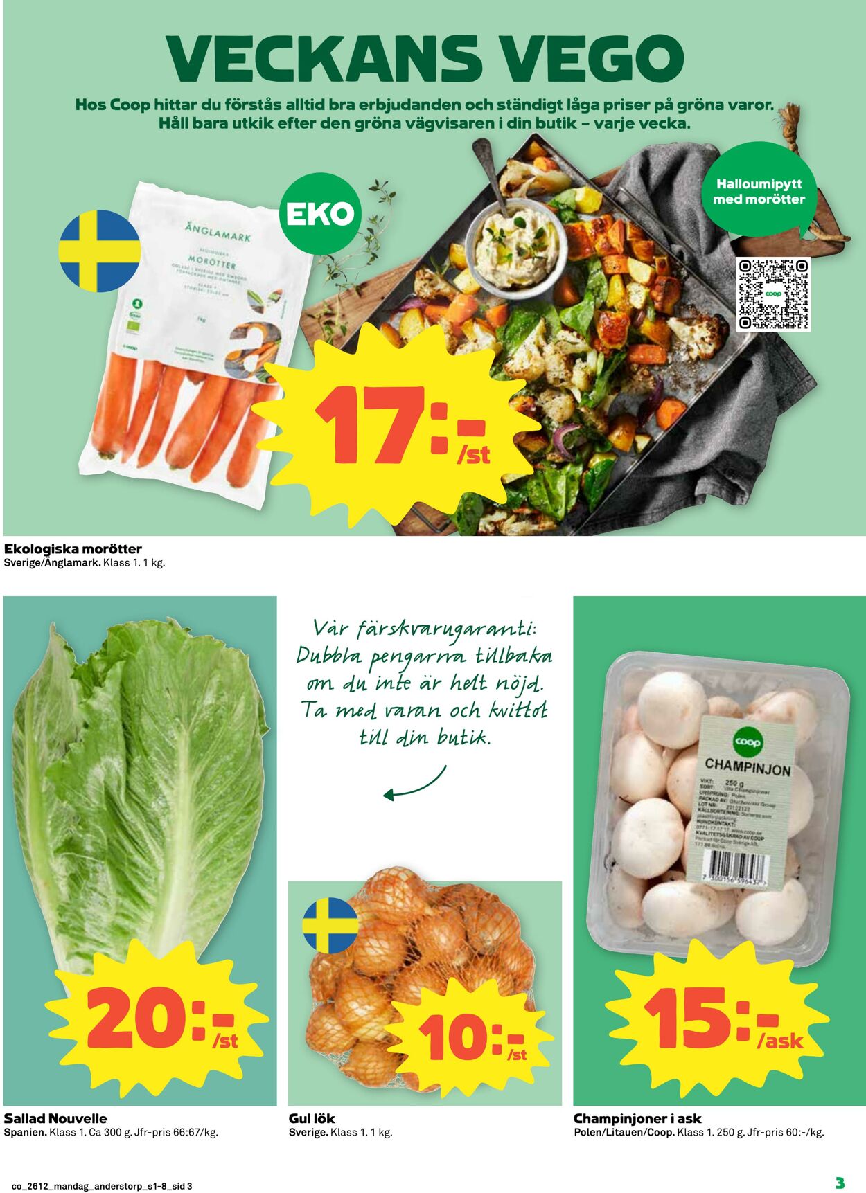 Erbjudanden Coop 16.03.2026 - 22.03.2026