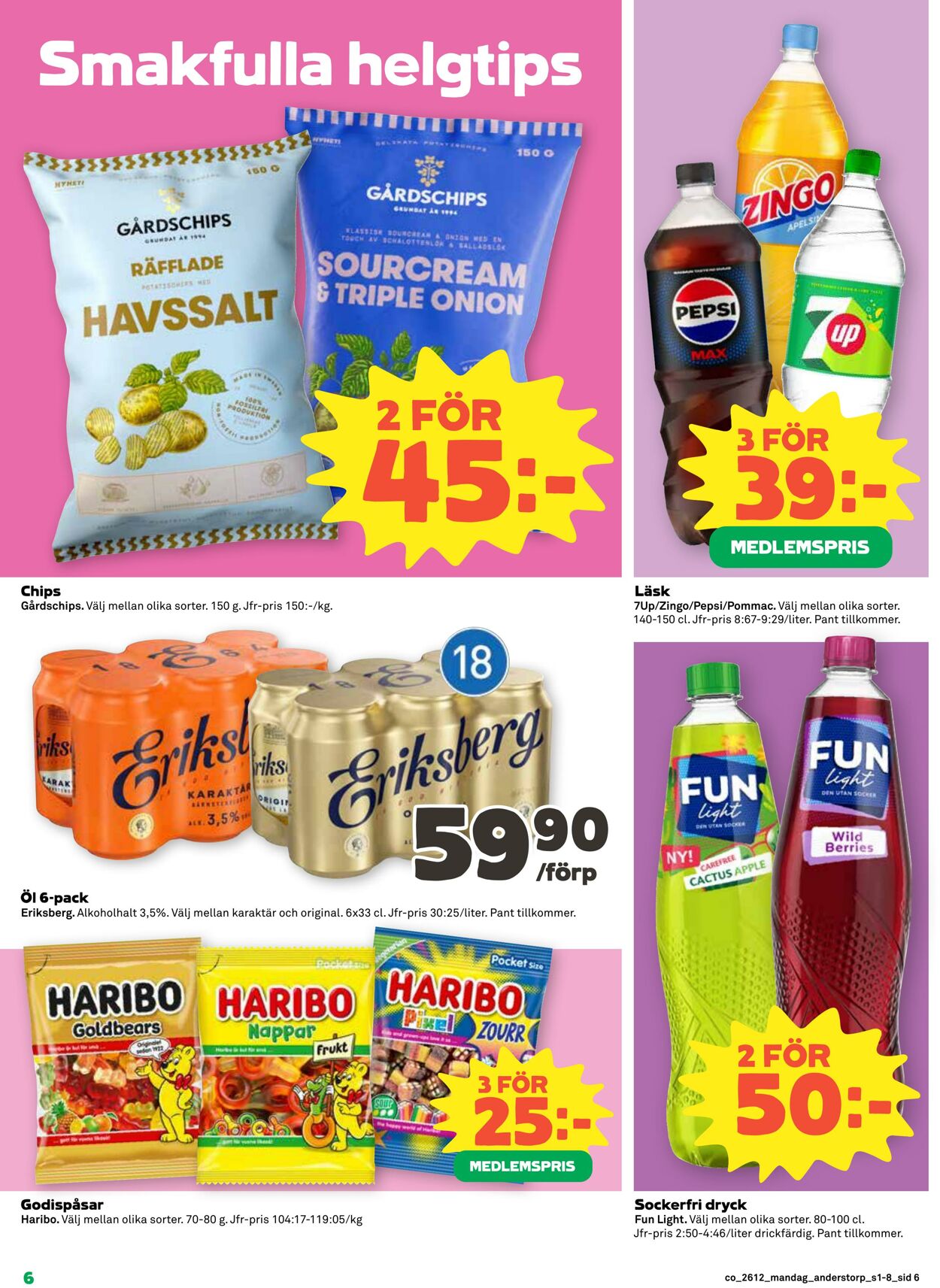 Erbjudanden Coop 16.03.2026 - 22.03.2026