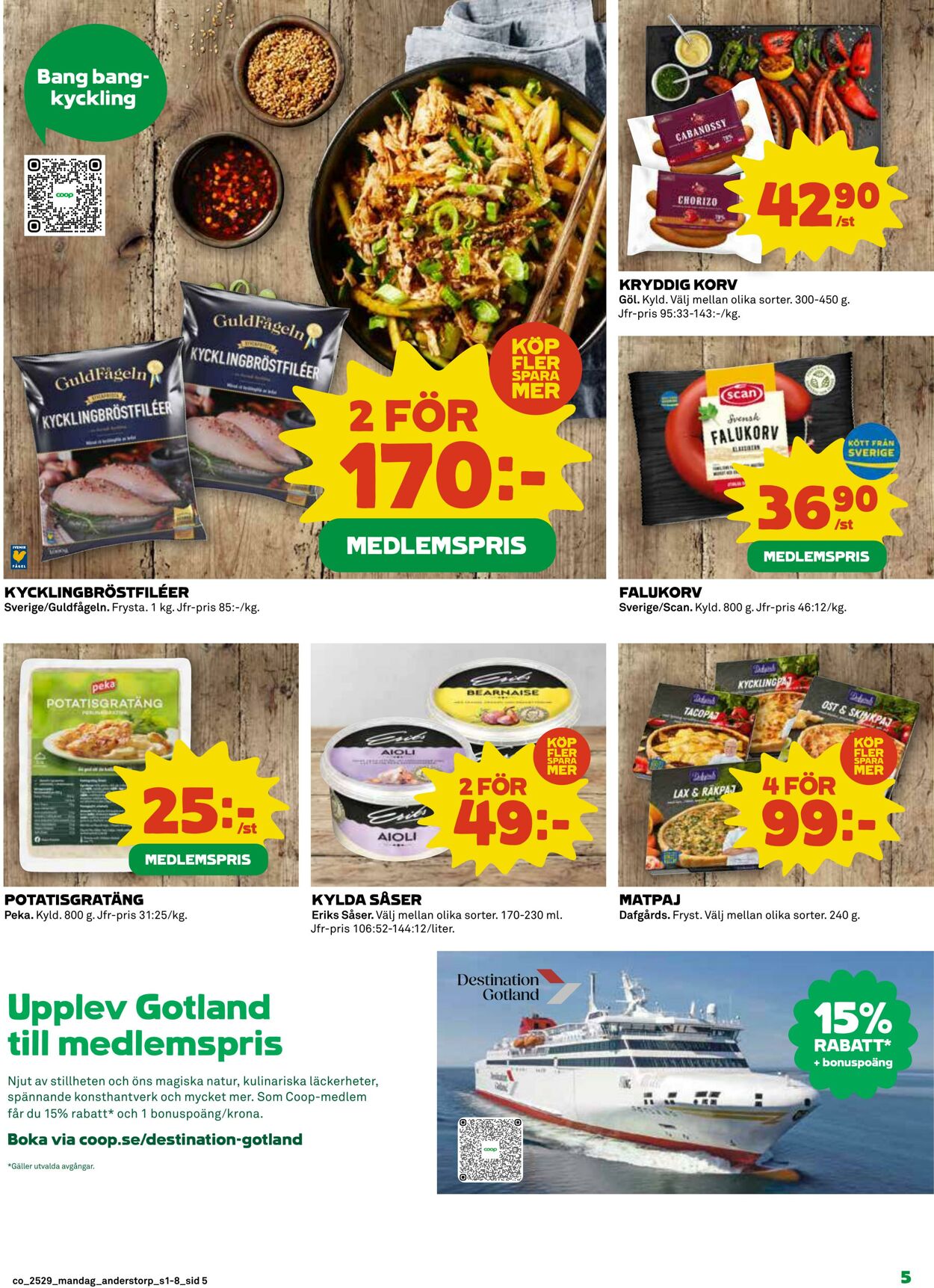 Erbjudanden Coop 14.07.2025 - 20.07.2025