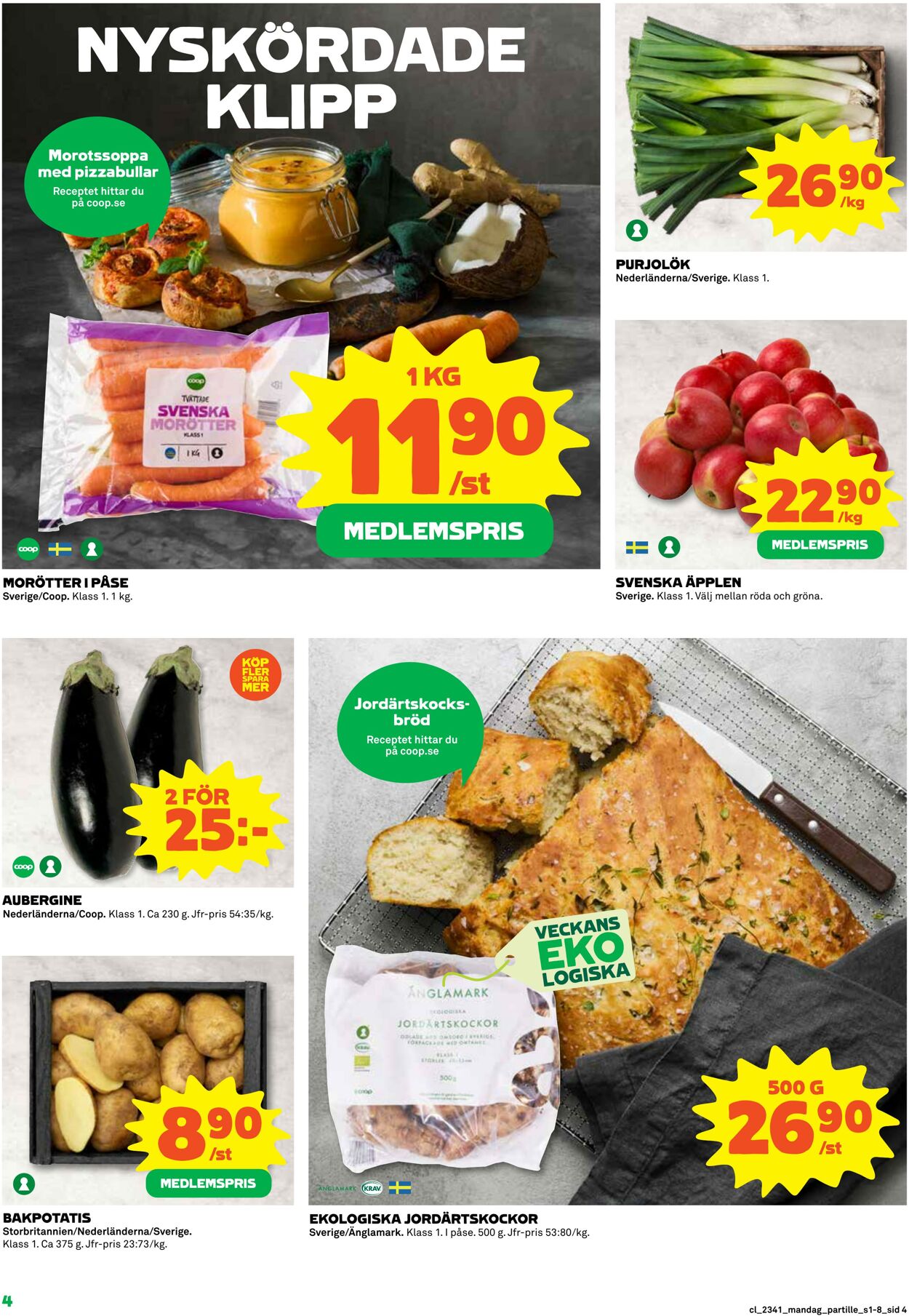 Erbjudanden Coop 09.10.2023 - 15.10.2023