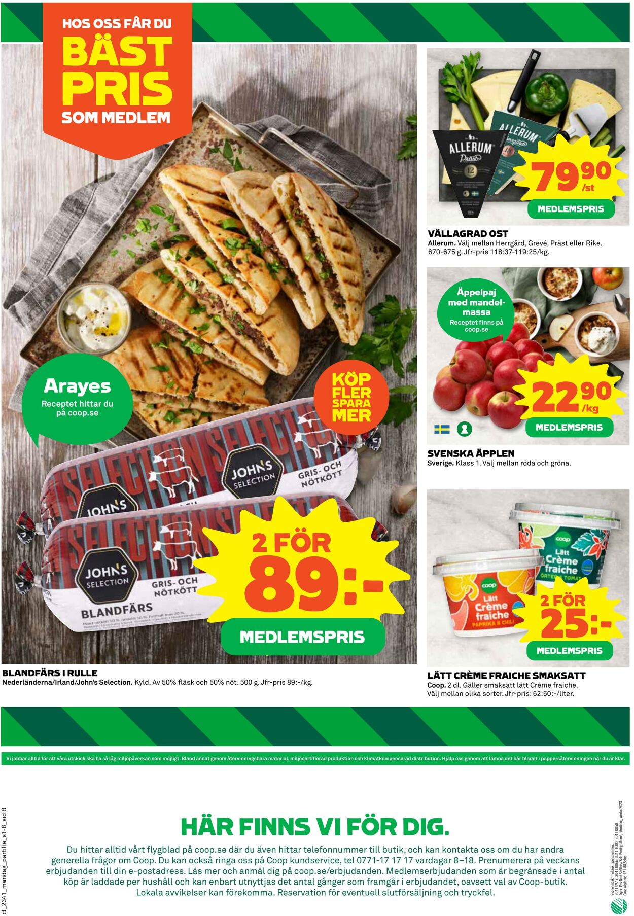 Erbjudanden Coop 09.10.2023 - 15.10.2023