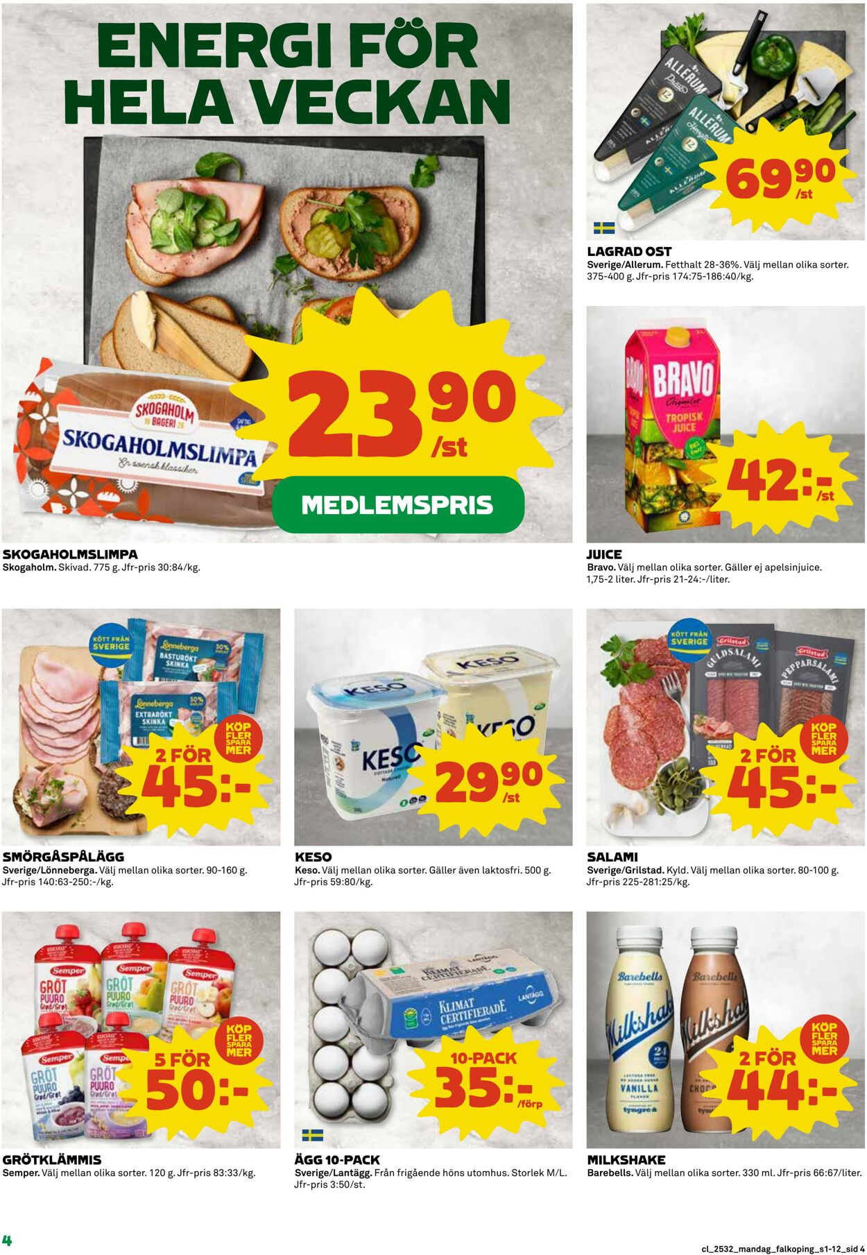 Erbjudanden Coop 04.08.2025 - 10.08.2025