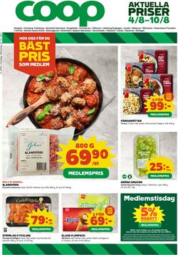 Erbjudanden Coop 04.08.2025 - 10.08.2025