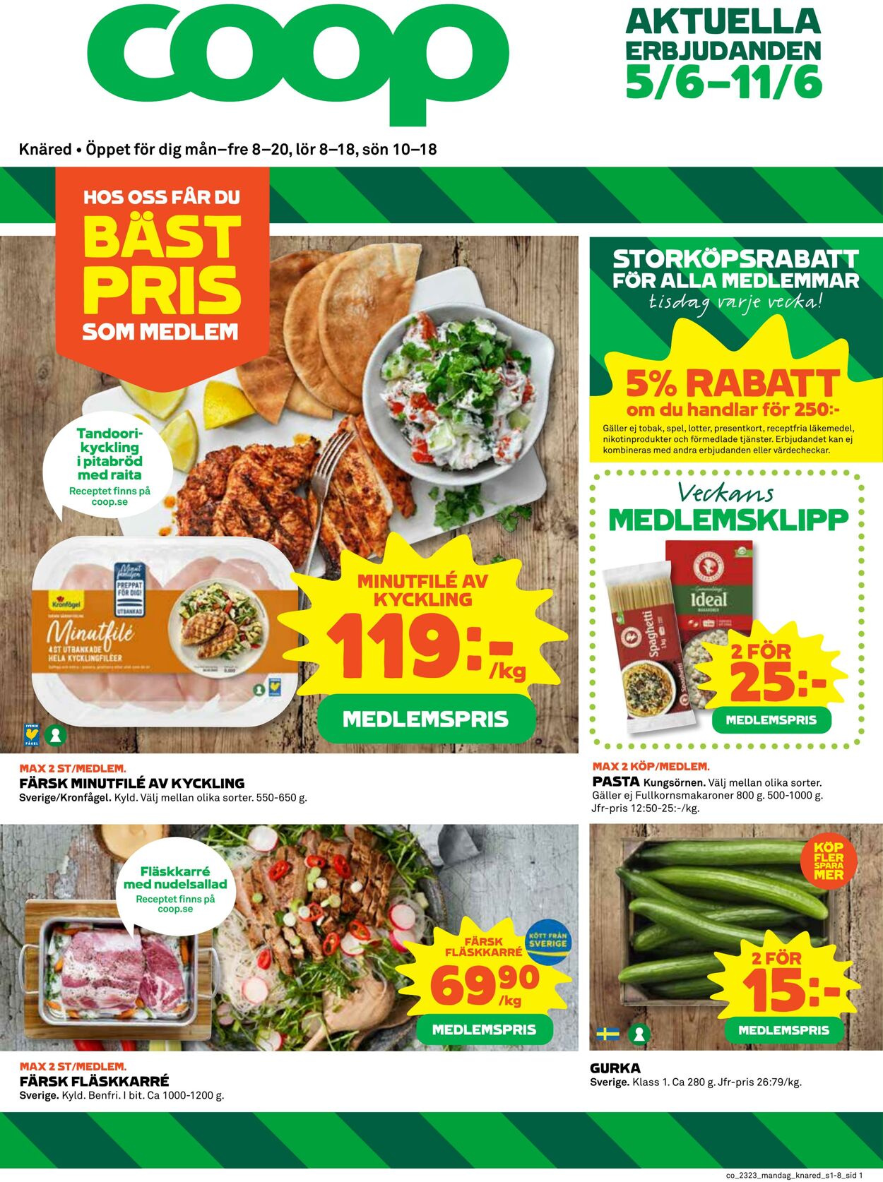 Erbjudanden Coop 05.06.2023 - 11.06.2023