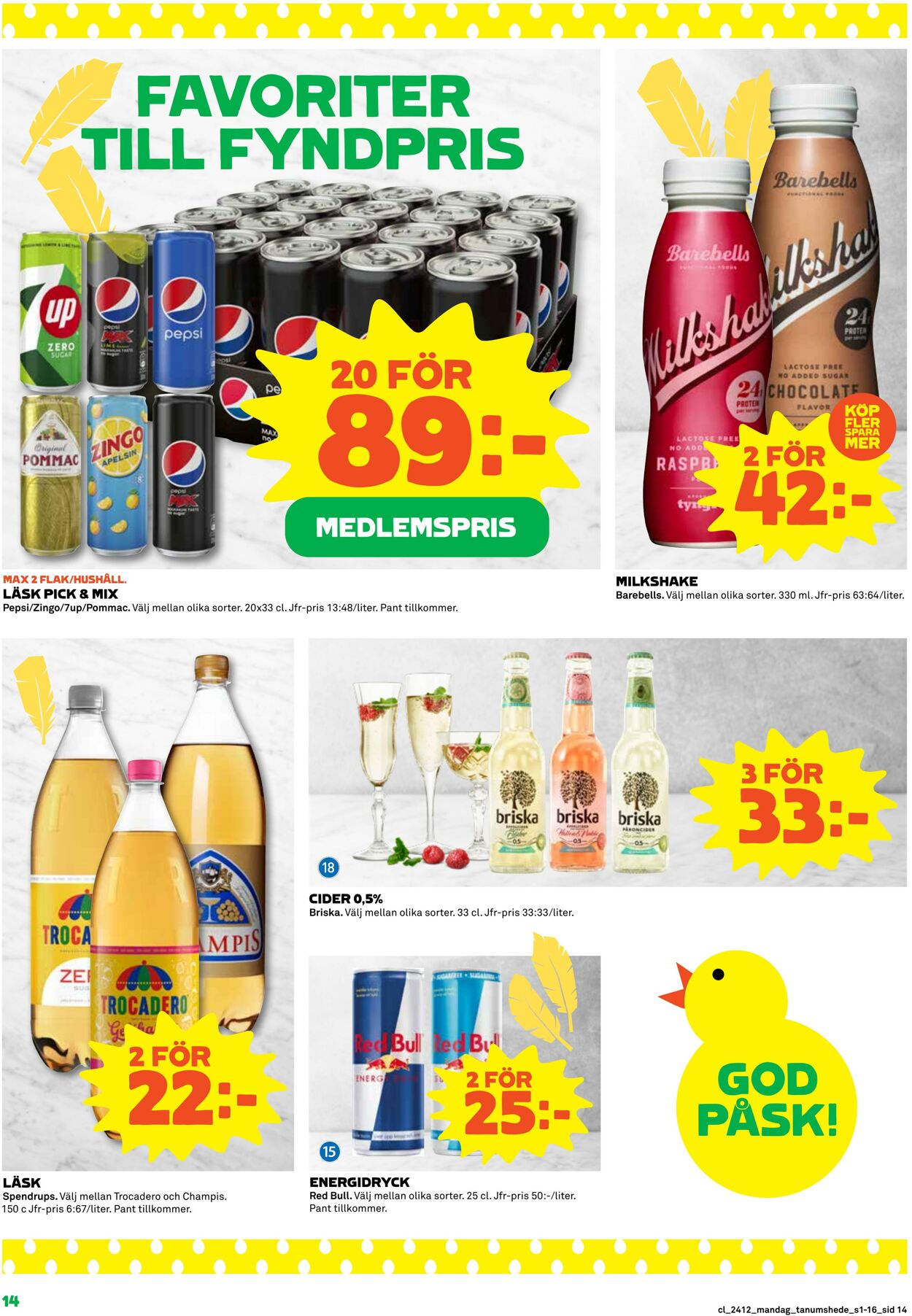 Erbjudanden Coop 18.03.2024 - 24.03.2024