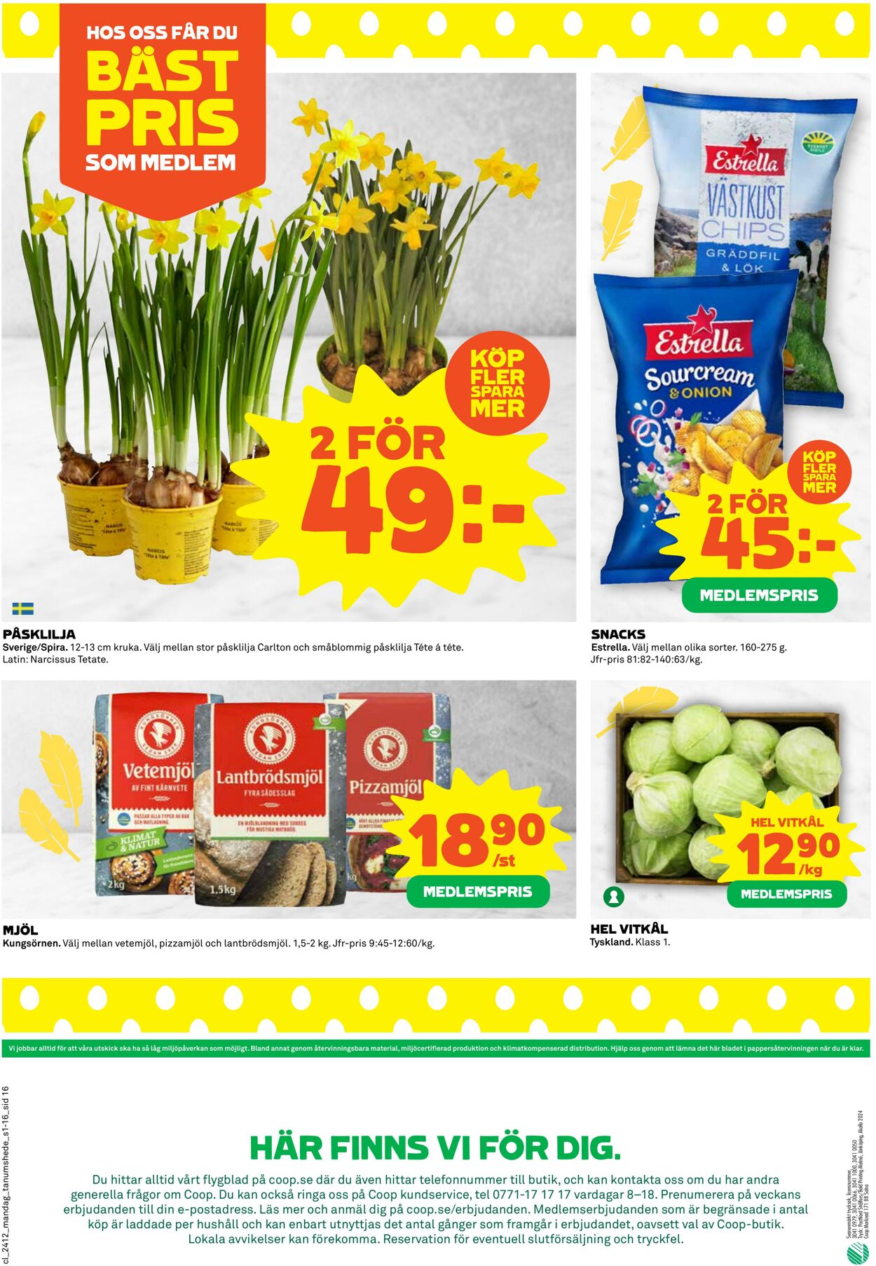 Erbjudanden Coop 18.03.2024 - 24.03.2024