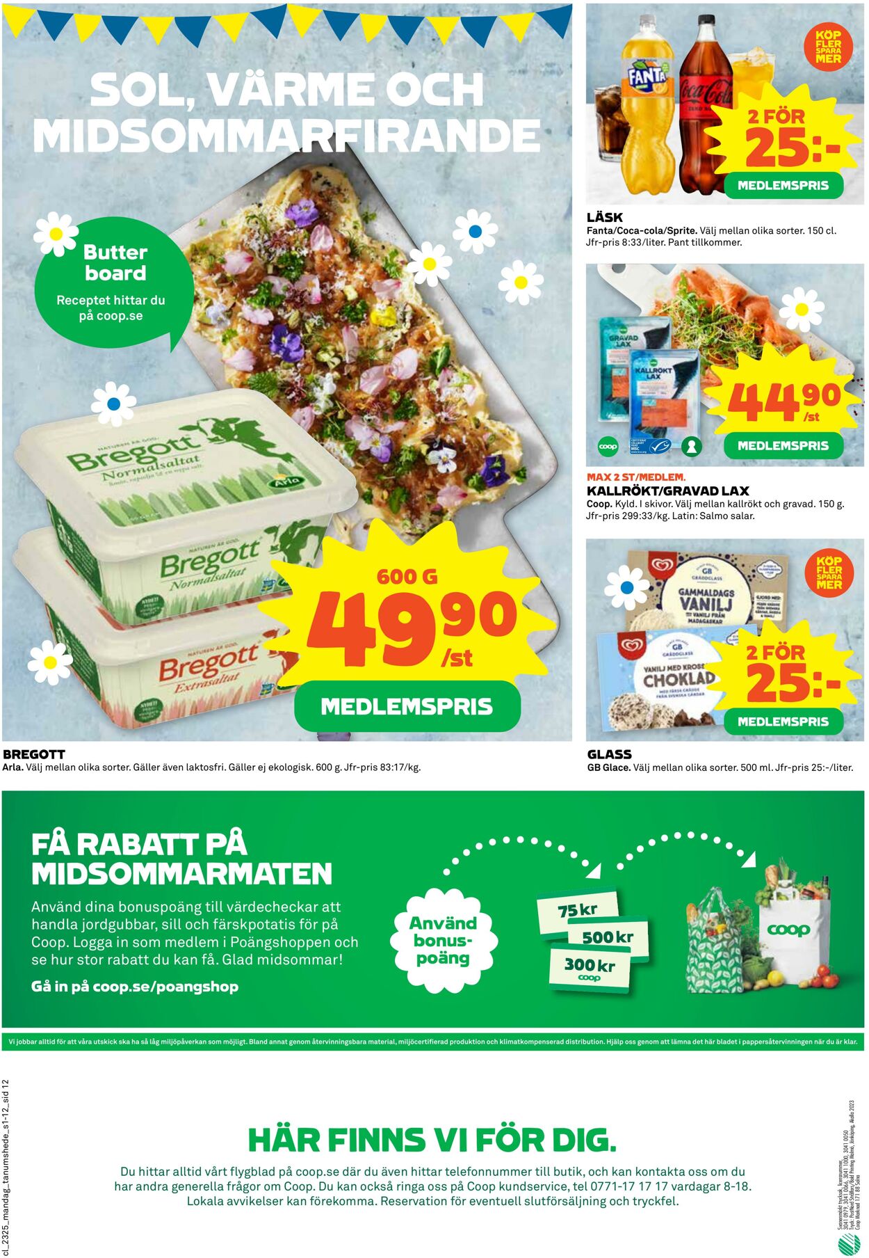 Erbjudanden Coop 19.06.2023 - 25.06.2023