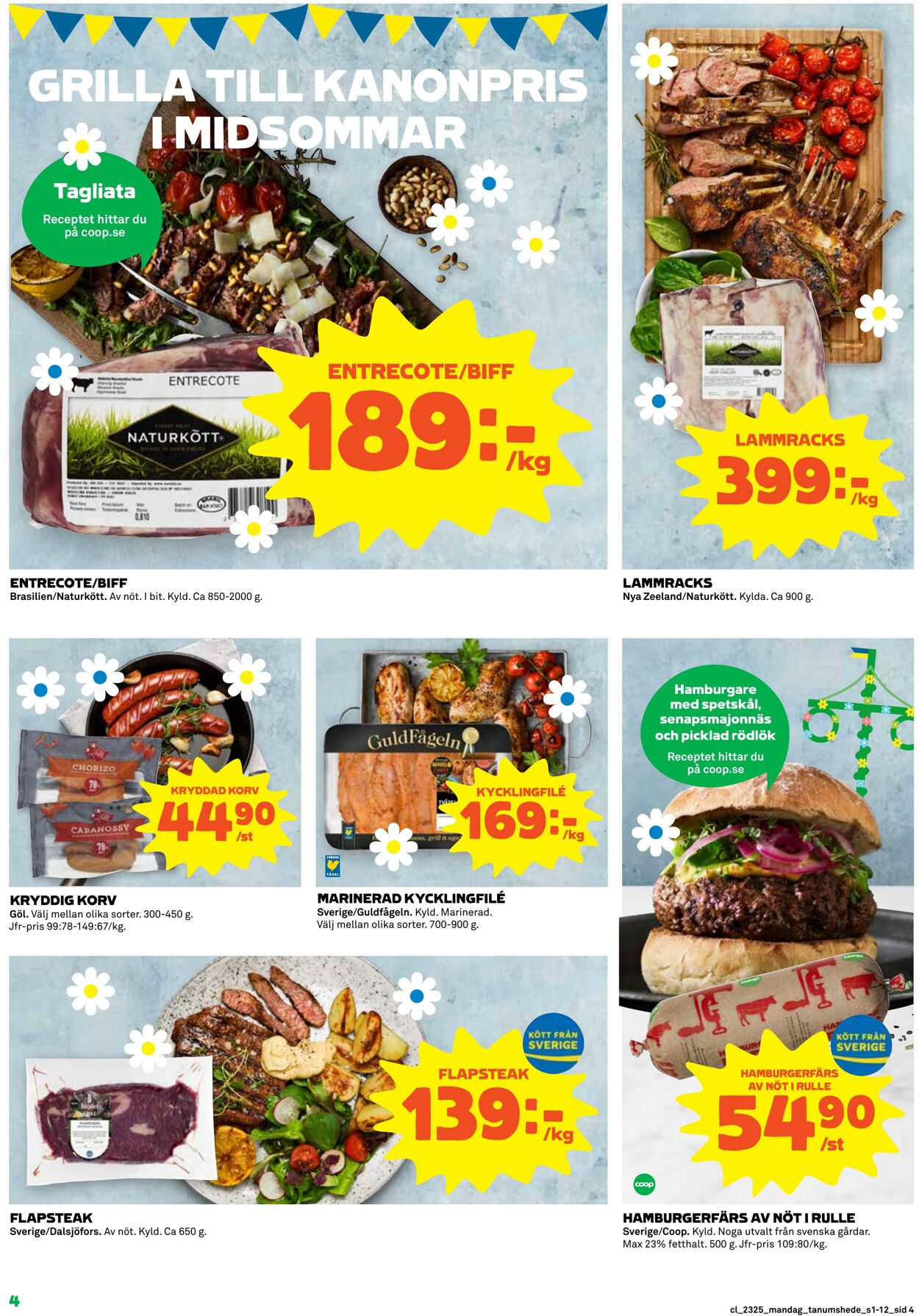 Erbjudanden Coop 19.06.2023 - 25.06.2023