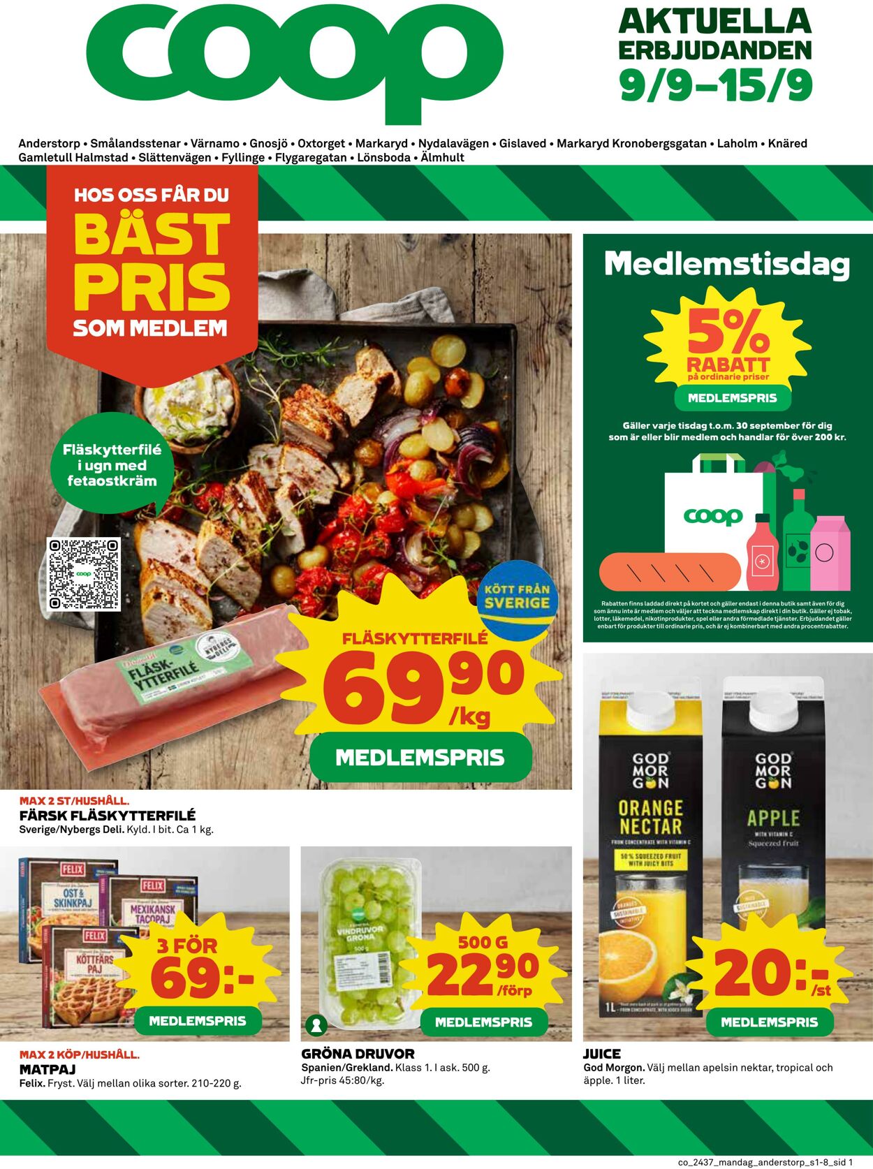 Erbjudanden Coop 09.09.2024 - 15.09.2024