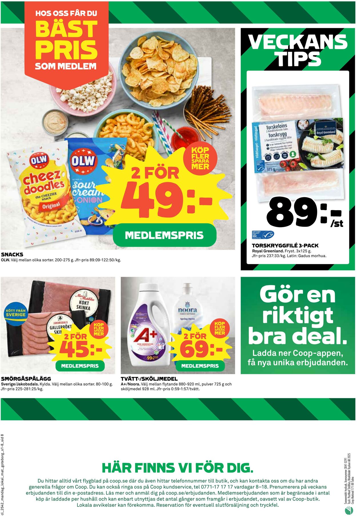 Erbjudanden Coop 13.10.2025 - 19.10.2025