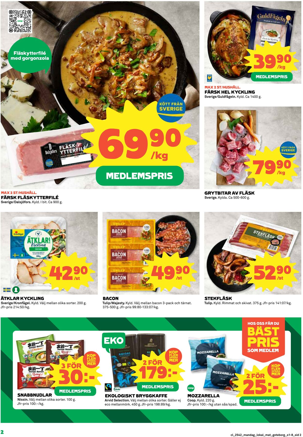 Erbjudanden Coop 13.10.2025 - 19.10.2025