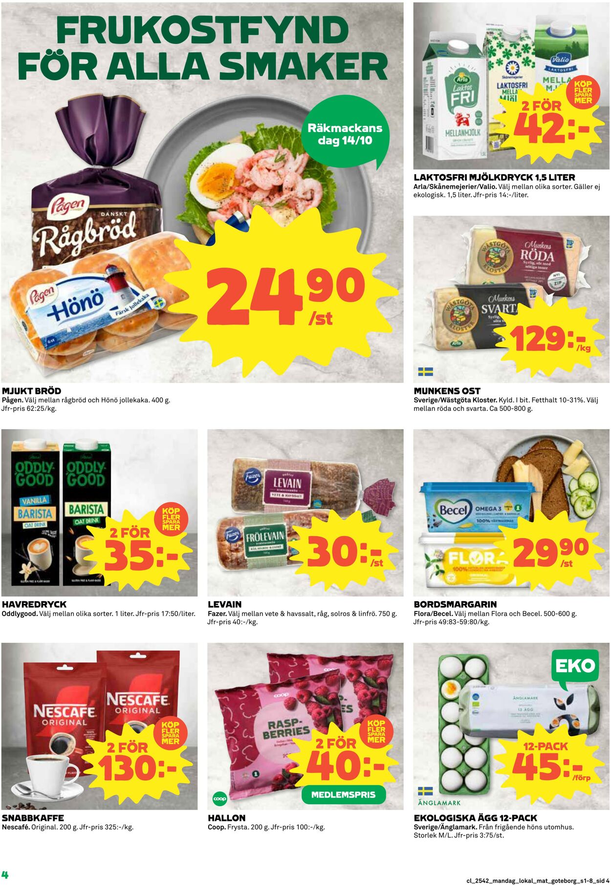 Erbjudanden Coop 13.10.2025 - 19.10.2025