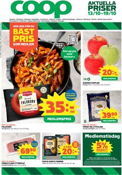Erbjudanden Coop 13.10.2025 - 19.10.2025