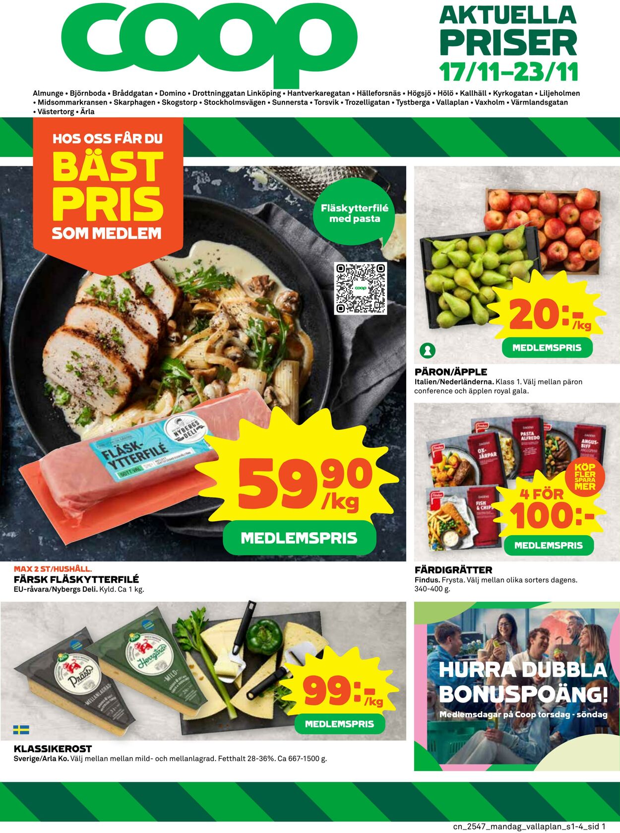 Erbjudanden Coop 17.11.2025 - 23.11.2025