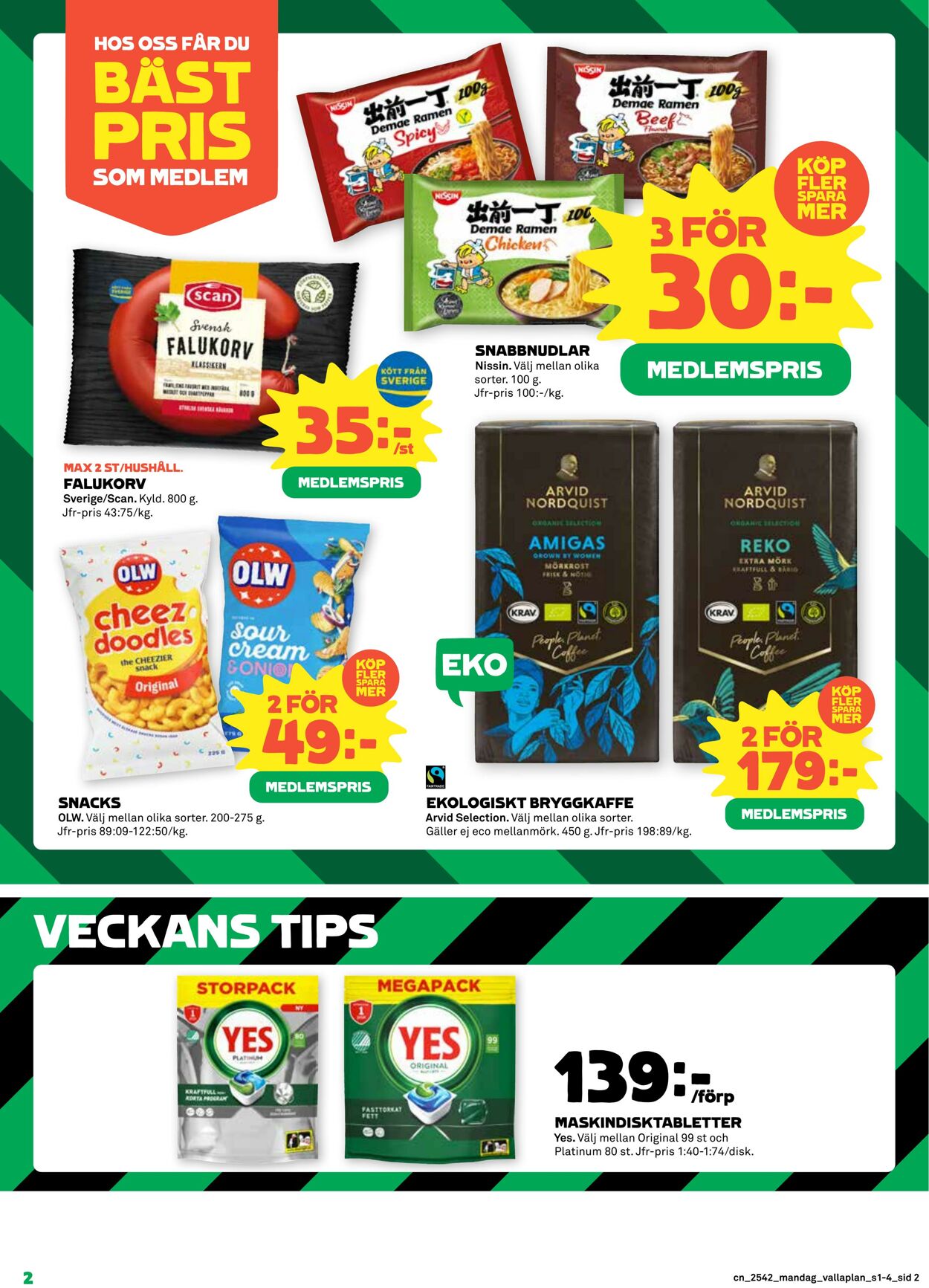 Erbjudanden Coop 13.10.2025 - 19.10.2025