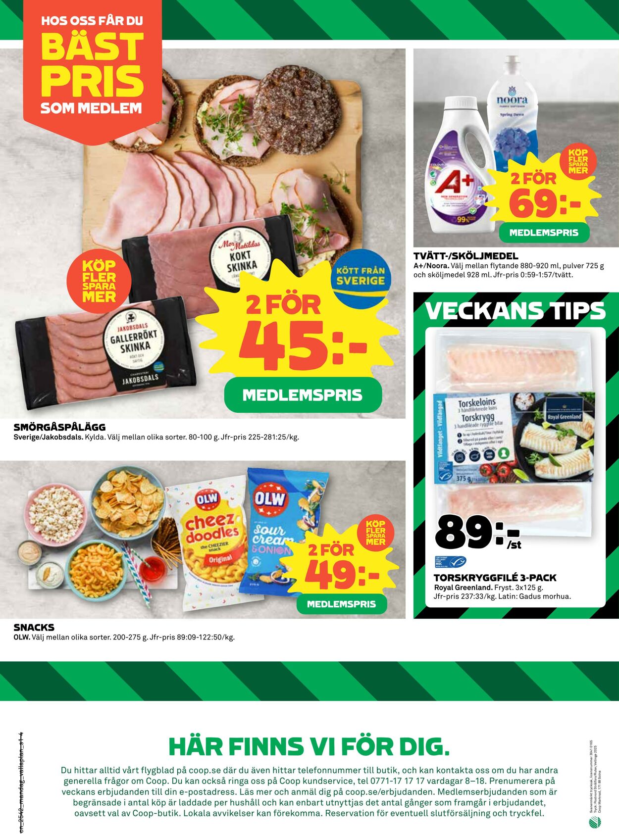 Erbjudanden Coop 13.10.2025 - 19.10.2025