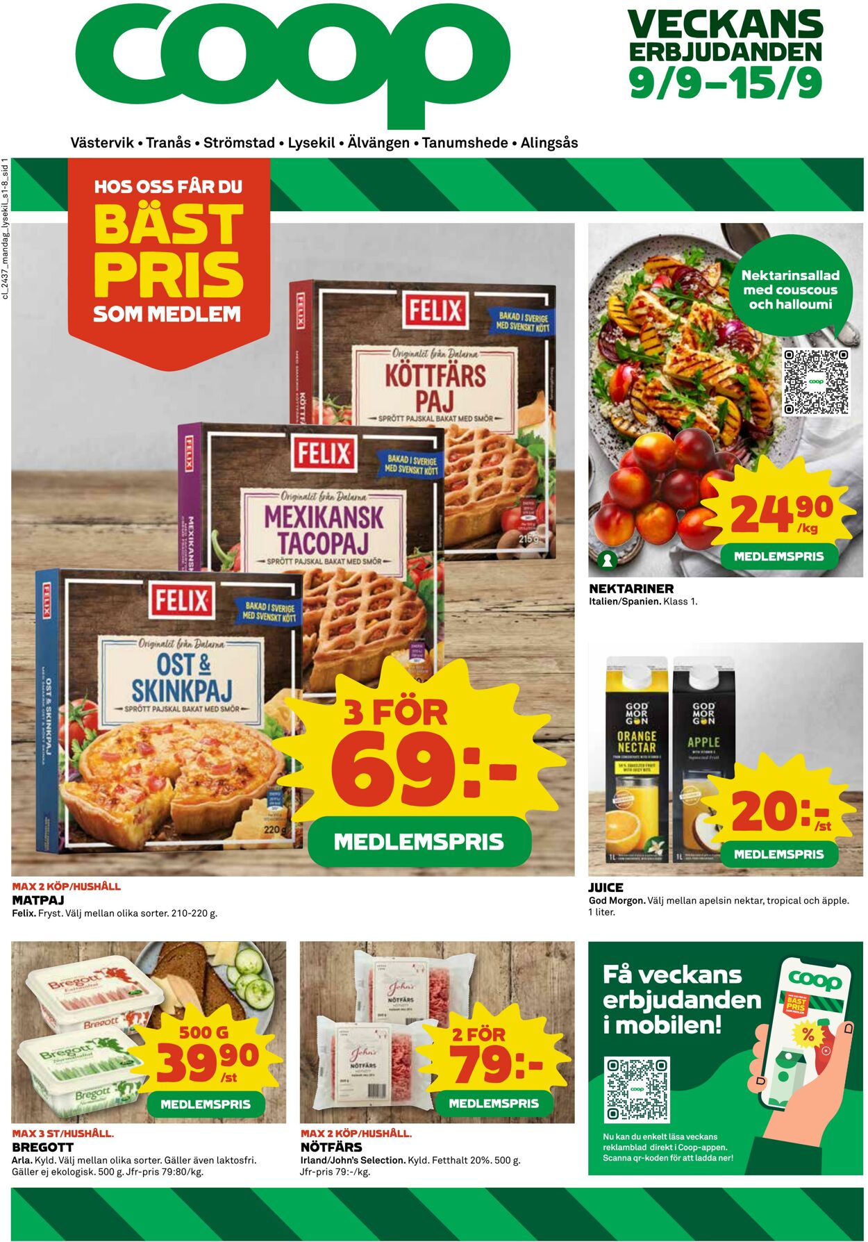 Erbjudanden Coop 09.09.2024 - 15.09.2024