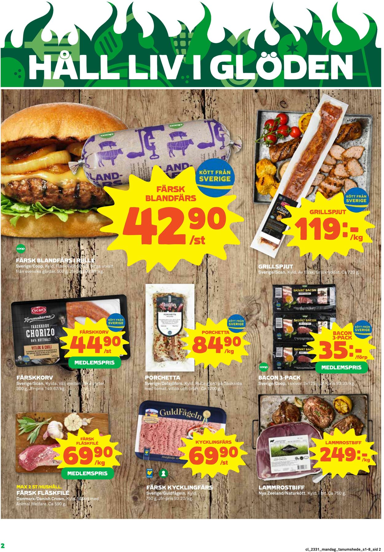 Erbjudanden Coop 31.07.2023 - 06.08.2023