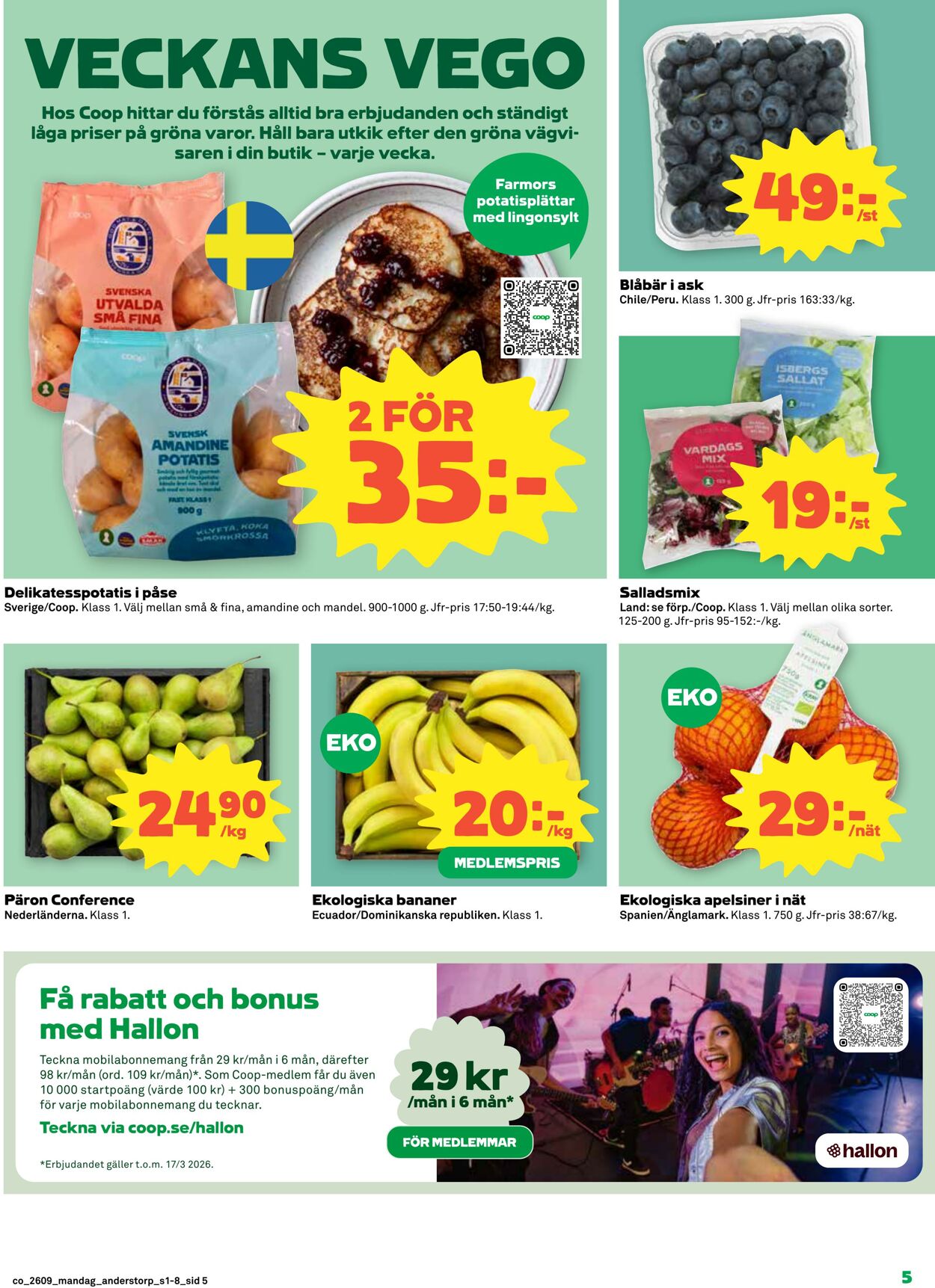 Erbjudanden Coop 23.02.2026 - 01.03.2026