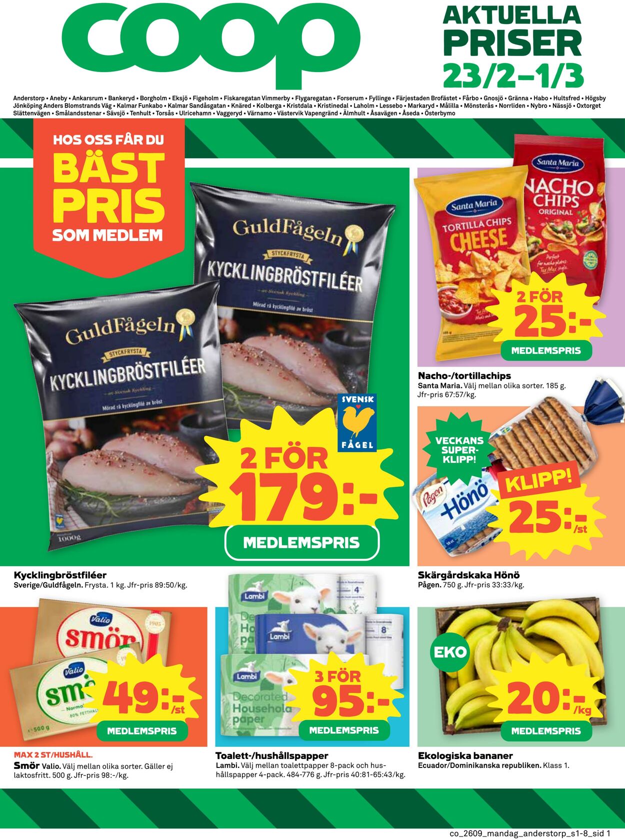 Erbjudanden Coop 23.02.2026 - 01.03.2026