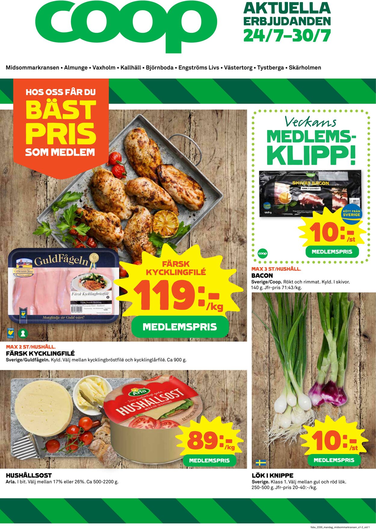 Erbjudanden Coop 24.07.2023 - 30.07.2023