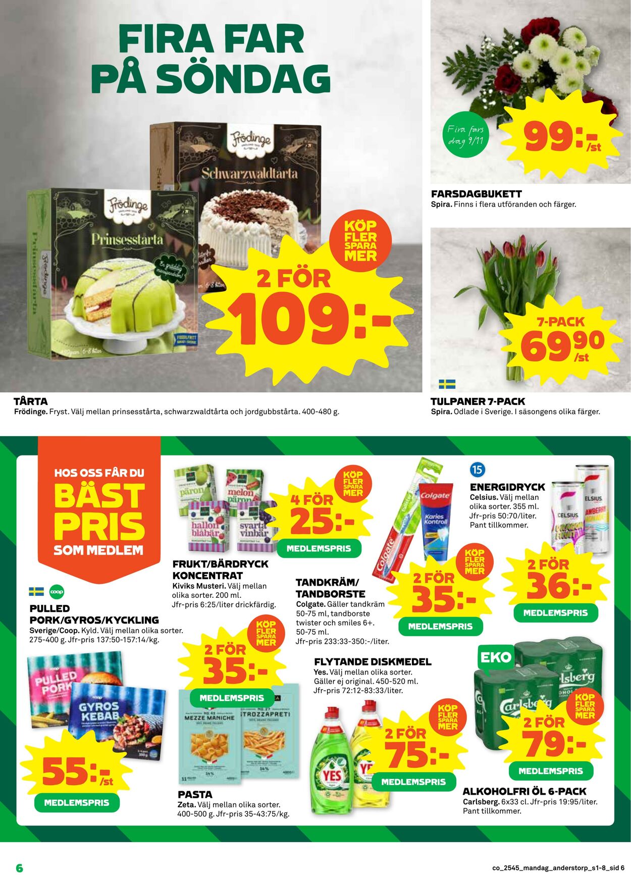 Erbjudanden Coop 03.11.2025 - 09.11.2025