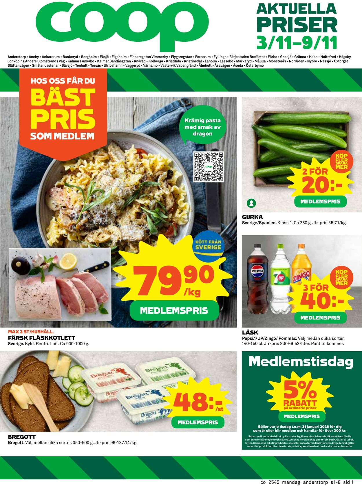 Erbjudanden Coop 03.11.2025 - 09.11.2025