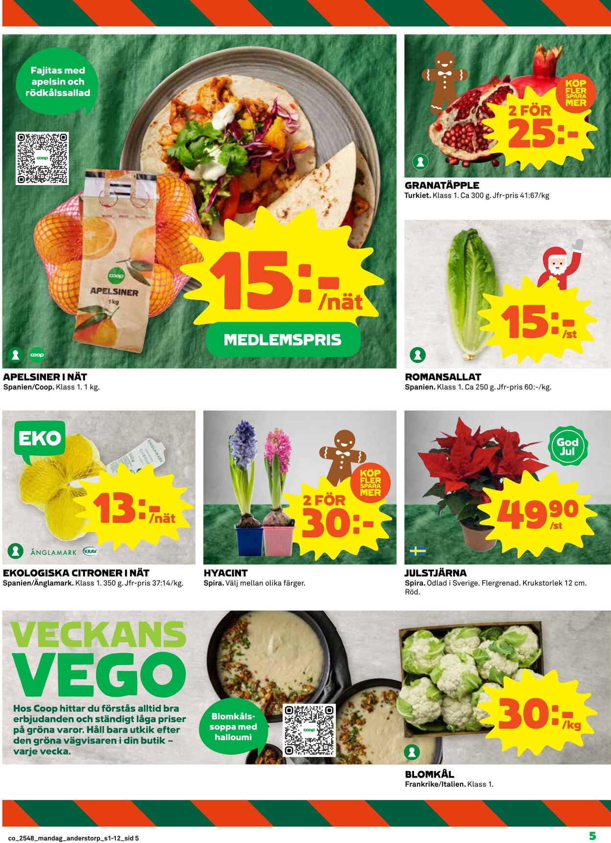 Erbjudanden Coop 24.11.2025 - 30.11.2025